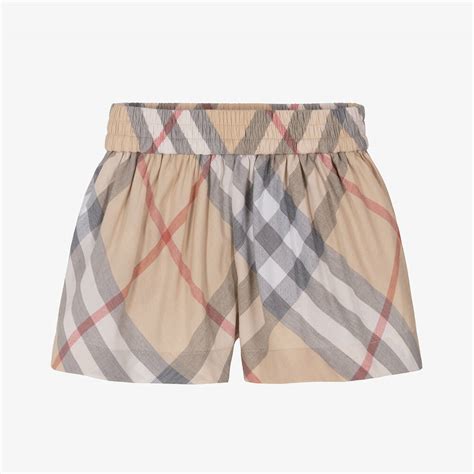 baby girl burberry shorts